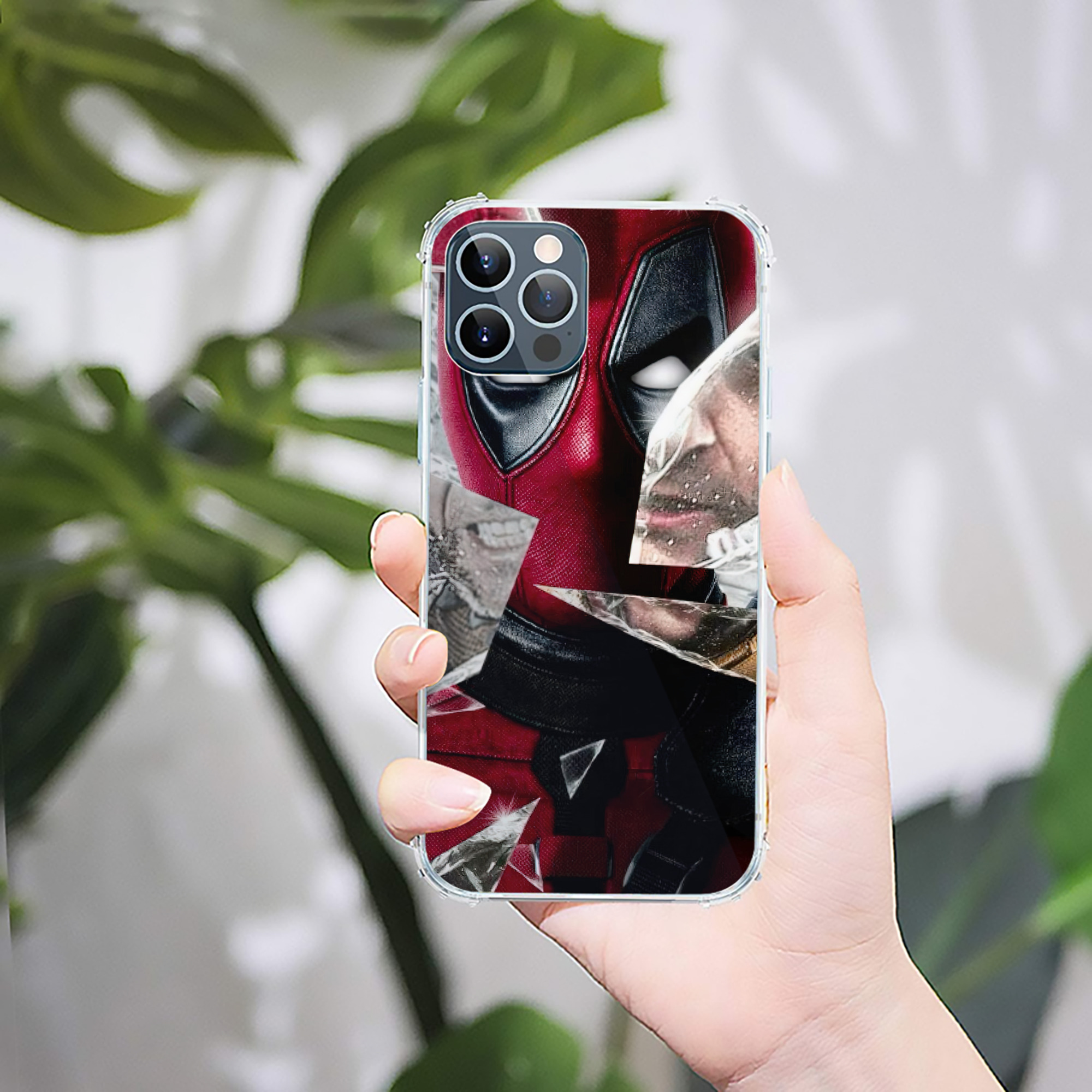 （画像用） Deadpool デッドプール 【iPhone 12シリーズ対応】透明スマホケース（クリアソフトケース）